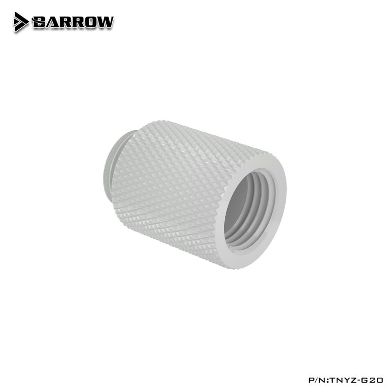 Barrow G1/4" Male to Female Extender Fitting, 20mm, White - Image 2